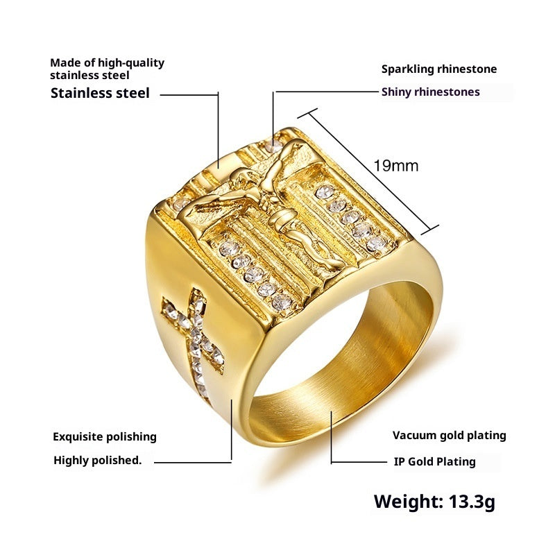 Collection de Bagues Chevalière - Noir & Or