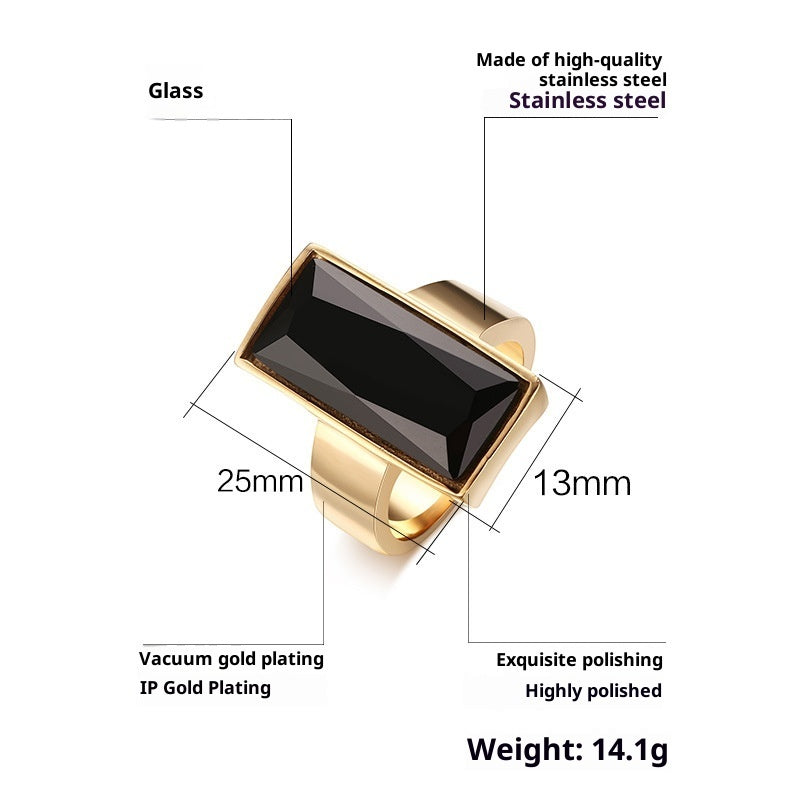 Collection de Bagues Chevalière - Noir & Or