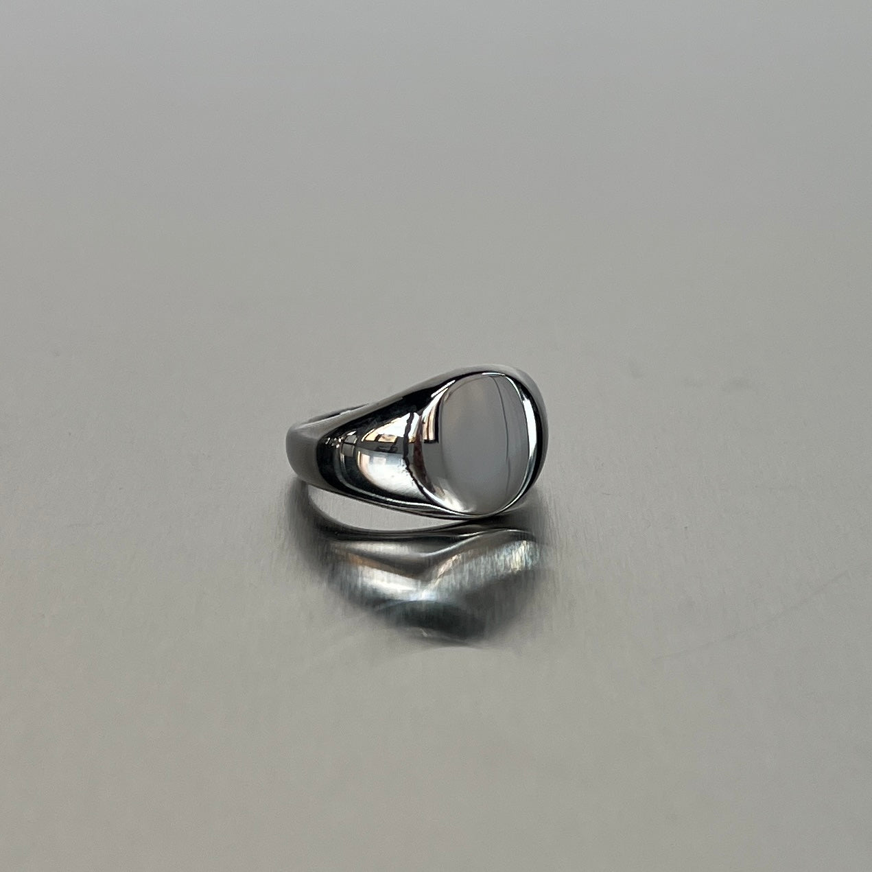 Collection de Bagues Chevalière - Acier argenté