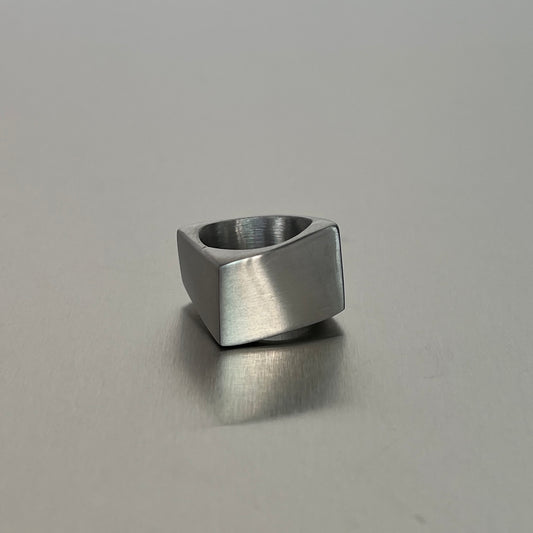 Collection de Bagues Chevalière - Acier argenté